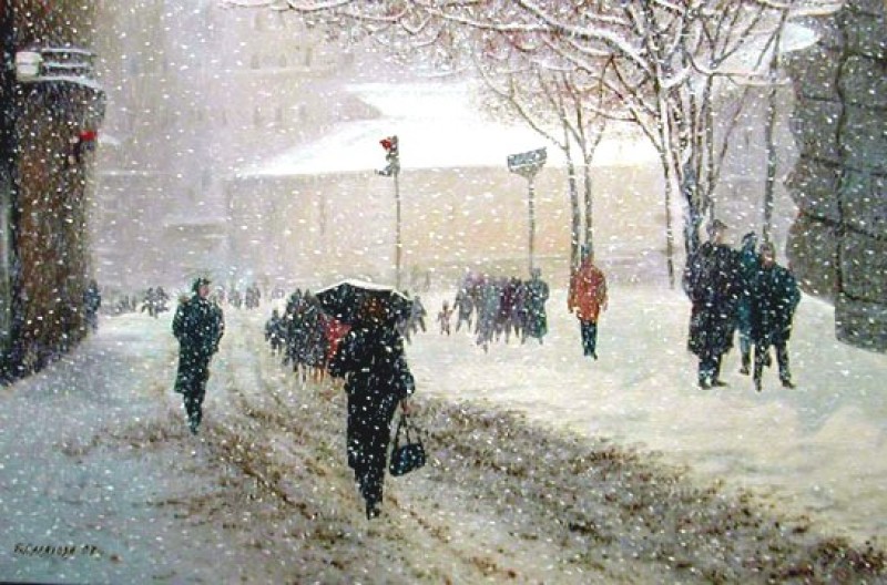 moscow in snow